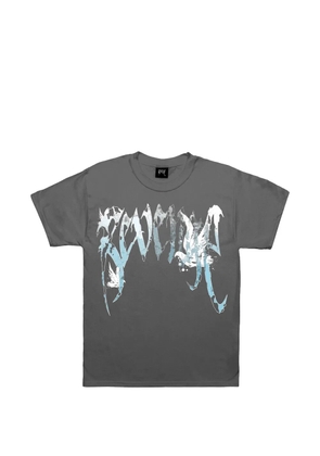 Revenge graffiti-print T-shirt - Grey