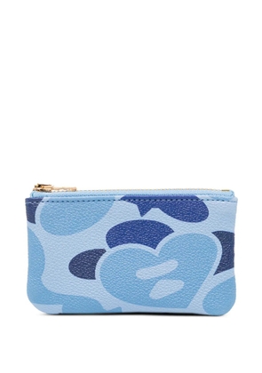 APEE™ by *A BATHING APE® heart-motif card holder - Blue