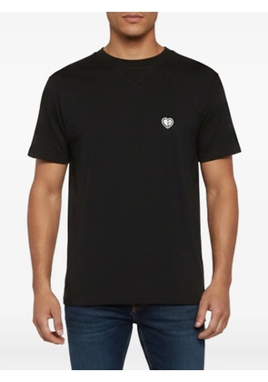 Christian Dior Pre-Owned Dior Homme heart-patch T-shirt - Black