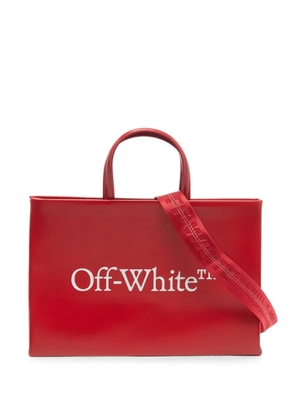 Off-White Pre-Owned logo-print tote bag - Red