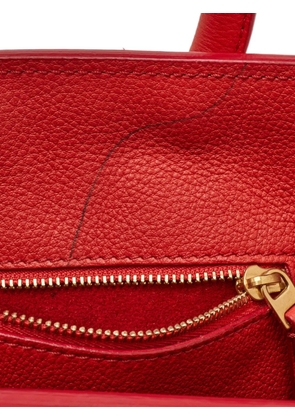 Celine Pre-Owned 2014 small Tie leather tote bag - Red