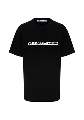 Off-White Pre-Owned Underlined-logo T-shirt - Black