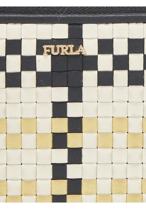 Furla woven zip-around wallet - Neutrals