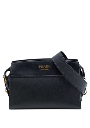 Prada Pre-Owned 2013-2026 Saffiano and City Calf Esplanade crossbody bag - Black