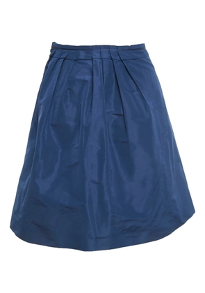 Miu Miu Pre-Owned pleated mini skirt - Blue