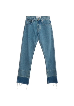 Loewe Pre-Owned embroidered-pocket jeans - Blue