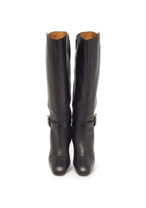Gucci Pre-Owned Elizabeth Dionysus buckle boots - Black