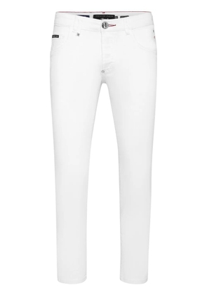 Philipp Plein low-rise skinny jeans - White