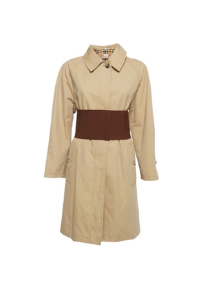 Burberry Pre-Owned gabardine trench coat - Neutrals