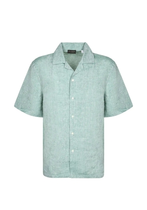 Dell'oglio short-sleeved camp-collar shirt - Green