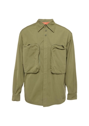 Dolce & Gabbana Pre-Owned pocket-detail oversized shirt - Green