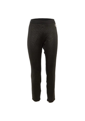 Love Moschino quilted crepe trousers - Black
