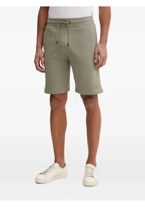 GUESS USA drawstring logo-patch shorts - Green