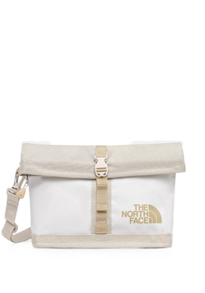 The North Face Base Camp logo-print buckle-fastening shoulder bag - White