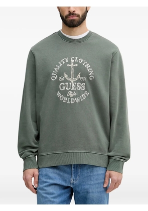 GUESS USA embroidered sweatshirt - Green