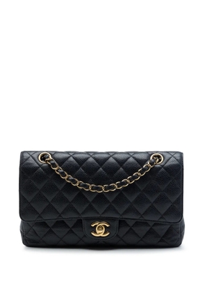CHANEL Pre-Owned 2013-2014 Medium Classic Caviar Double Flap shoulder bag - Black