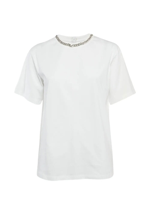 Victoria Beckham chain-detail T-shirt - White