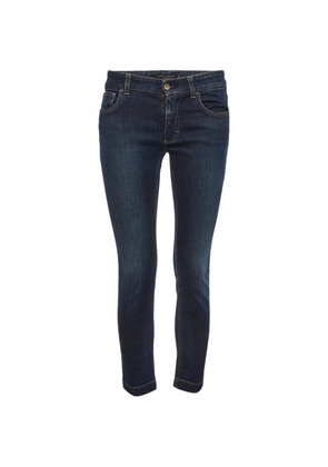 Dolce & Gabbana Pre-Owned cropped slim-fit jeans - Blue