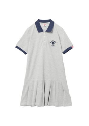 APEE™ by *A BATHING APE® pleated-skirt polo dress - Grey
