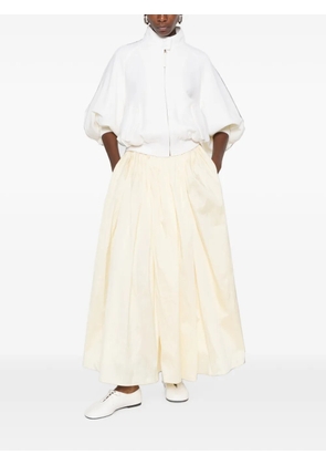 Gabriela Hearst puff-sleeves bomber jacket - White