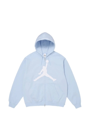 Supreme x Jordan zip-up hoodie - Blue