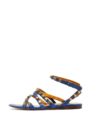 Balenciaga Pre-Owned Arena studded sandals - Blue