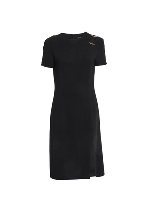 Versace Pre-Owned safety-pin midi dress - Black