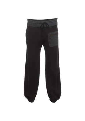 Balenciaga Pre-Owned drawstring jersey track pants - Black