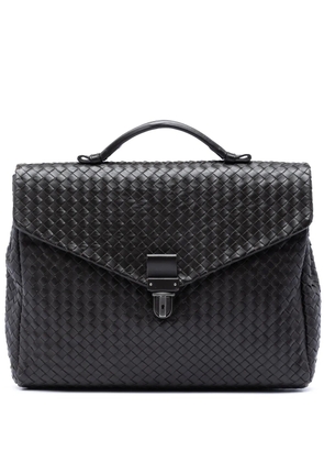 Bottega Veneta Pre-Owned 2012-2026 Nappa Intrecciato Briefcase business bag - Black
