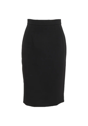Dolce & Gabbana Pre-Owned crepe pencil skirt - Black