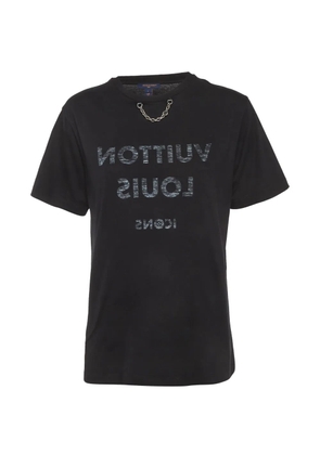 Louis Vuitton Pre-Owned chain-link crew-neck T-shirt - Black