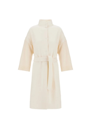 Herno Resort belted turtleneck cardigan - Neutrals