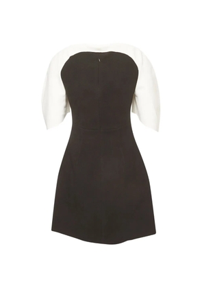 424 Estelle crepe mini dress - Black