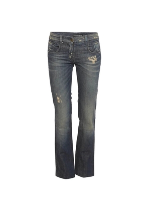 Dolce & Gabbana Pre-Owned distressed flared jeans - Blue