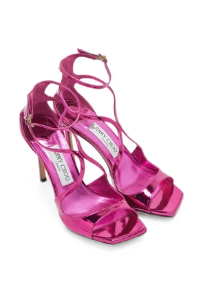 Jimmy Choo Pre-Owned Azia strappy sandals - Pink