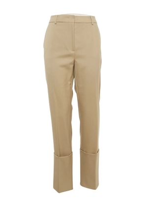 Sportmax wool cuffed trousers - Neutrals