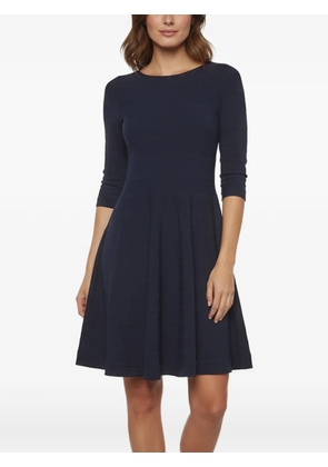 424 stretch-knit flared dress - Blue