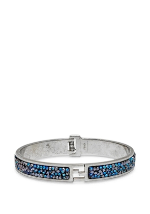 Fendi Pre-Owned Fendista FF motif bracelet - Silver