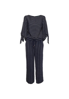 Ralph Lauren Vintage striped crepe jumpsuit - Blue