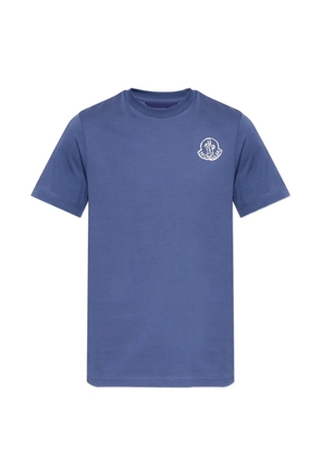 Moncler logo-print short-sleeve T-shirt - Blue