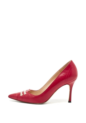 Manolo Blahnik pointed-toe pumps - Red