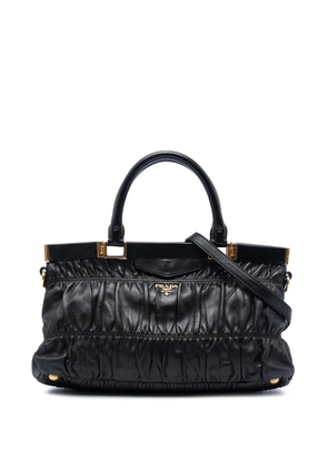 Prada Pre-Owned 2000-2013 Nappa Gaufre satchel - Black