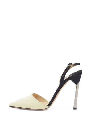 Jimmy Choo Pre-Owned Lucy leather slingback pumps - White