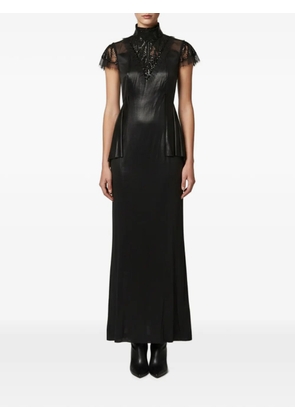 CHANEL Pre-Owned embellished high-neck maxi dress - Black