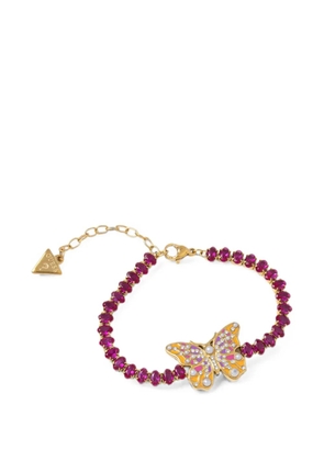 GUESS USA Butterfly crystal-embellished bracelet - Gold