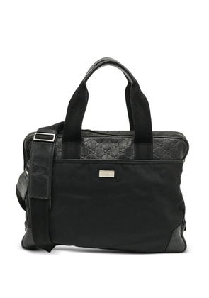 Gucci Pre-Owned Guccissima briefcase - Black