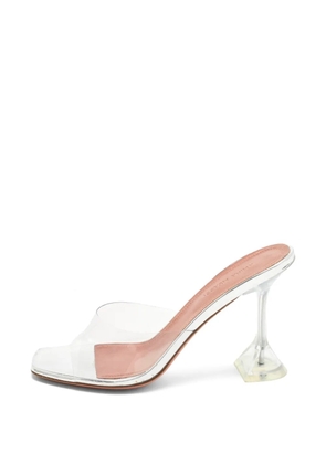 Amina Muaddi Lupita martini-glass heel sandals - Silver