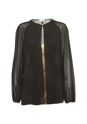 Versace Pre-Owned embellished-details blouse - Black