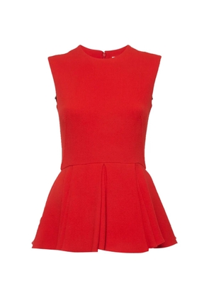 Christian Dior Pre-Owned sleeveless peplum top - Red
