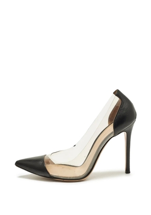 Gianvito Rossi Plexi pointed-toe pumps - Black